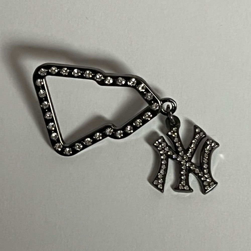 New York NY Yankees New Era Frame Hat Pin Fitted Hats Baseball Studded Black